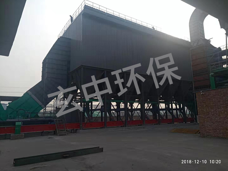 孝義白灰廠回轉窯窯尾除塵器